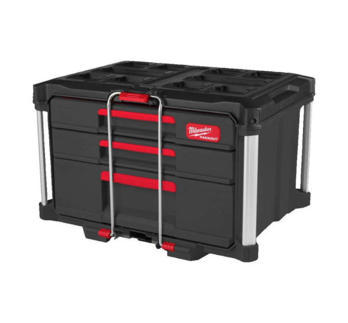 Ящик для инструмента с 2+1 выдвижными отсеками PACKOUT MILWAUKEE DRAWER BOX (560x410х363мм)