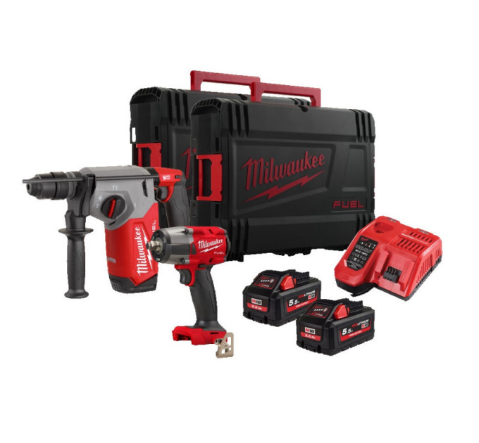 Набор из 2х инструментов аккумуляторных бесщеточных MILWAUKEE M18 FPP2BA-552X