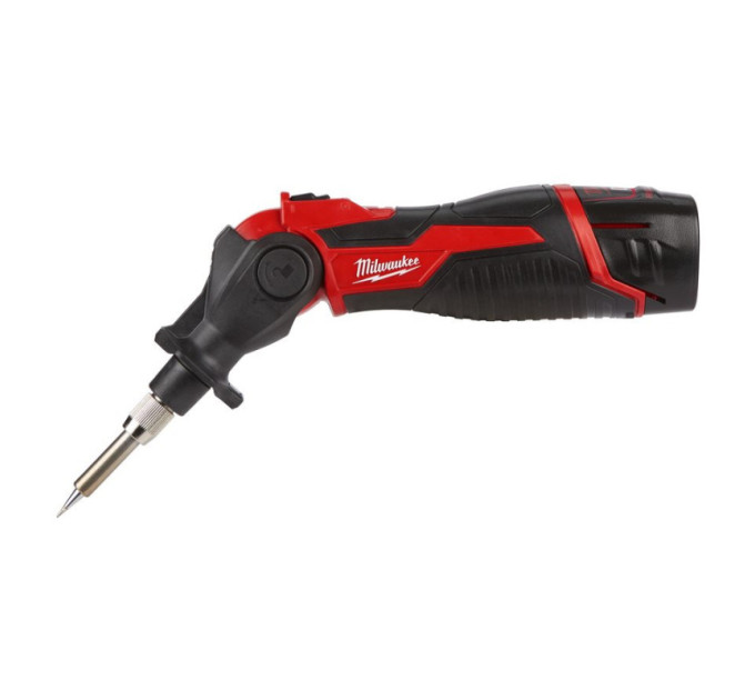 Паяльник аккумуляторный MILWAUKEE M12 SI-201C (ЗУ+1акк.Х2Ач+кейс)