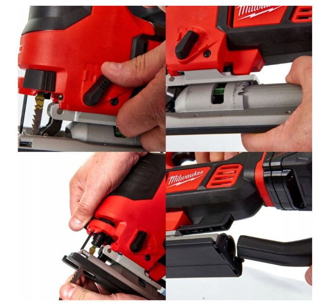 Пила лобзиковая аккумуляторная MILWAUKEE M18 BJS-0X (HDкейс)