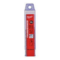 Свердло по металу THUNDERWEB HSS-G MILWAUKEE, DIN338, Ø4,2x75х43мм, (10шт)