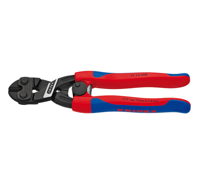 Болторез компактный, Ø6,0мм CoBolt KNIPEX 71 12 200 SB, фосфатированный