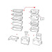 Платформа транспортная QBRICK SYSTEM PRO TRANSPORT PLATFORM (506х325х140мм)