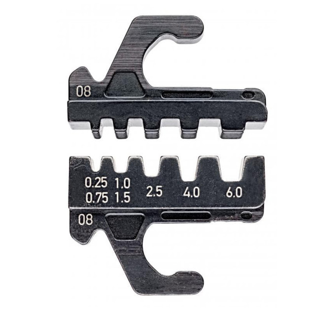 Матрицы сменные 0,25 — 6,0 мм.кв. подходят только для KNIPEX MultiCrimp® 97 33 02, 97 33 01