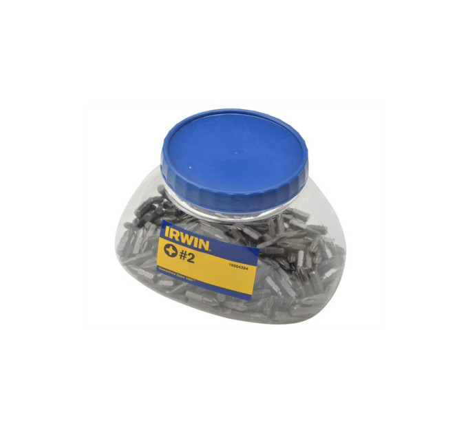 Набор бит 250 шт 1/4" 25 мм, Philips PH 2 "Grabit Jar", IRWIN