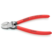 Кусачки боковые (бокорезы) для пластмассы, 160мм KNIPEX 72 01 160 KA, фосфатированные