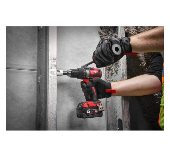 Дриль-шуруповерт акумуляторна безщіткова MILWAUKEE M18 BLDD2-0X (82Нм) (каркас+HDкейс)