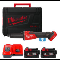 Машина прямошліфувальна акумуляторна безщіткова MILWAUKEE M18 FDGROVB-502X (ЗУ+2акк.Х5Ач+HDкейс)