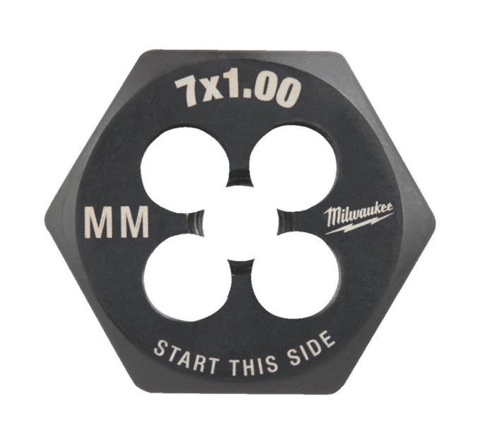 Плашка шестигранная MILWAUKEE, М7-1,00мм