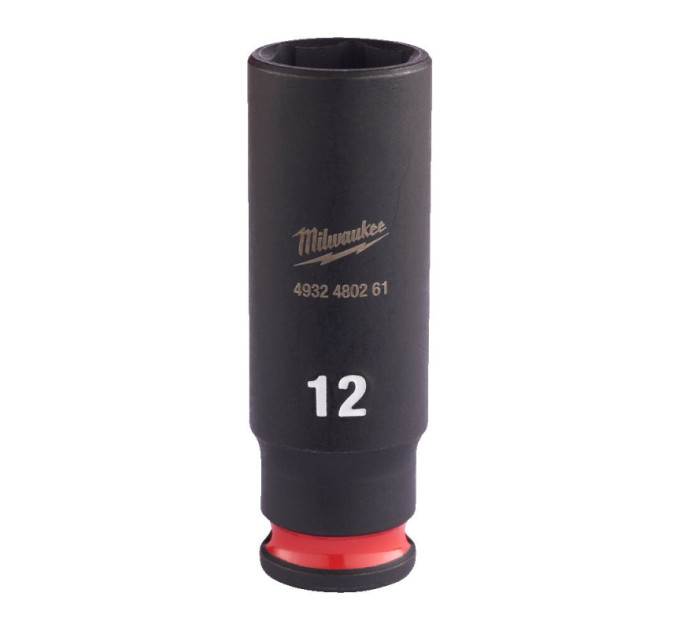 Головка ударная ShW 1/4'' SKT MILWAUKEE, удлиненная, 12мм