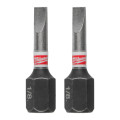 Бита SHOCKWAVE MILWAUKEE, SL0,8x5,5, 25мм, (3шт)