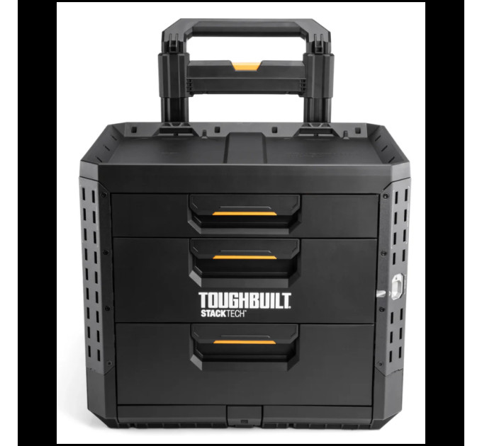 Ящик для инструментов TOUGHBUILT TB-B1-D-R93 StackTech на колесах 1+2 выдвижными ящиками