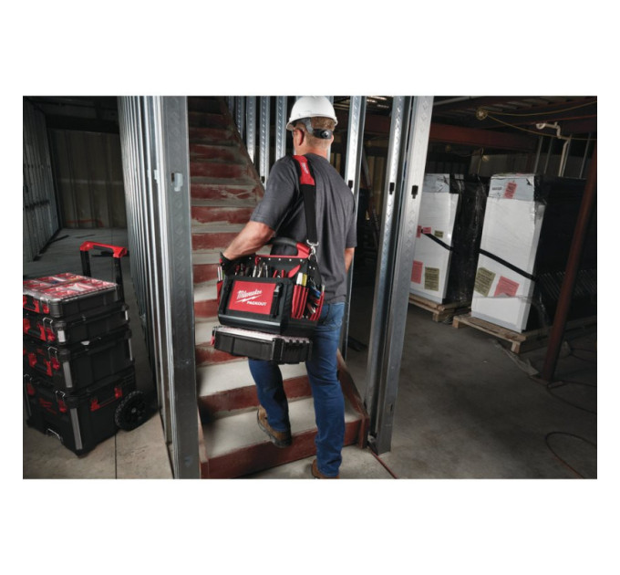 Ящик для інструментів на колесах PACKOUT MILWAUKEE TROLLEY BOX (560x410x650мм)