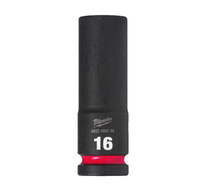 Головка ударная ShW 1/2'' SKT MILWAUKEE, удлиненная, 16мм