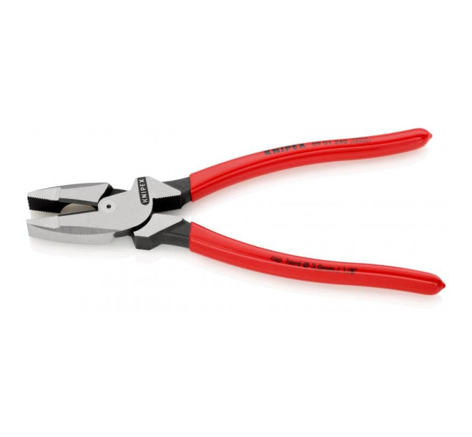 Плоскогубцы комбинированные Ø4,6мм, 240мм KNIPEX 09 01 240, фосфатированные