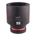 Головка ударная ShW 1'' 6гр. SKT MILWAUKEE, удлиненная, 55мм