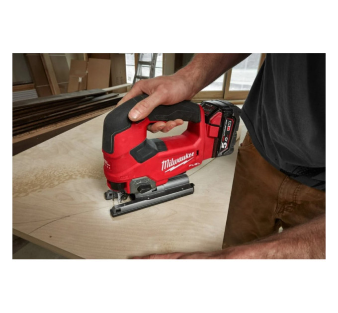 Пила лобзиковая аккумуляторная бесщёточная MILWAUKEE M18 FJS-0X (каркас+HDкейс)