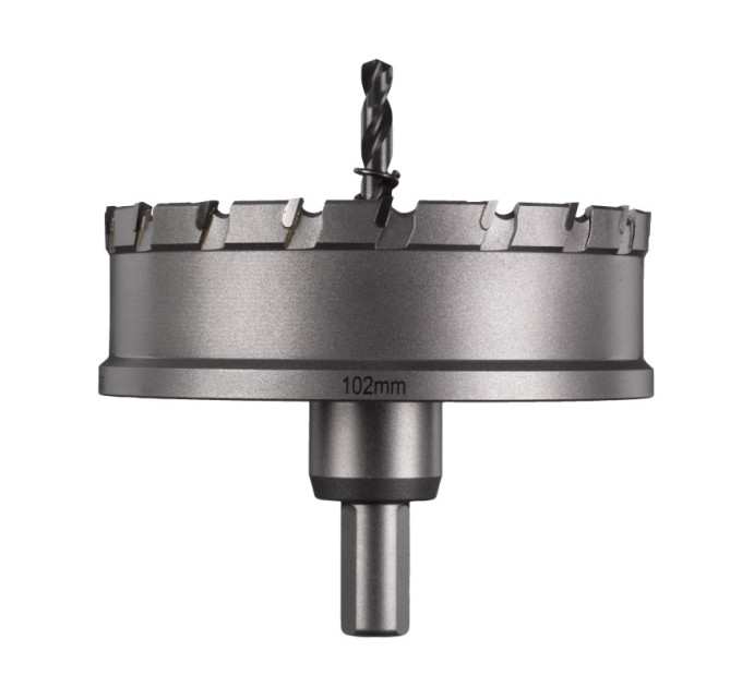 Цілісна коронка Holesaw TCT MILWAUKEE для сталі/нержавіючої сталі, Ø102мм