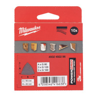 Набір сіток шліфувальних PG Mesh HL MILWAUKEE, 93х93х93мм, (10шт) Набір сіток шліфувальних PG Mesh HL MILWAUKEE, 93х93х93мм, (10шт)