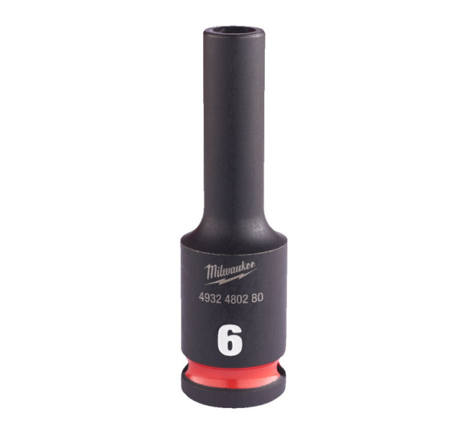 Головка ударная ShW 3/8'' SKT MILWAUKEE, удлиненная, 6мм