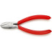 Кусачки боковые (бокорезы) для электроники, Ø3,0мм, 125мм KNIPEX 76 03 125, хромированные