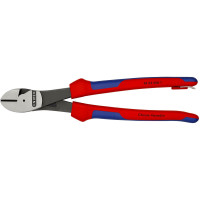 Кусачки боковые (бокорезы) особой мощности,12 °, Ø4,6мм, 250мм KNIPEX 74 22 250 T BK,фосфатированный