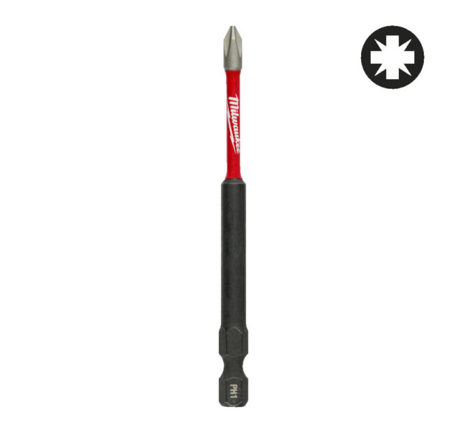 Бита SHOCKWAVE MILWAUKEE, PZ1, 90мм