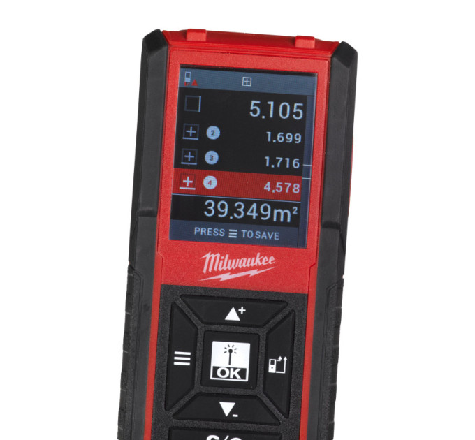 Дальномер лазерный MILWAUKEE LDM 45, 45м