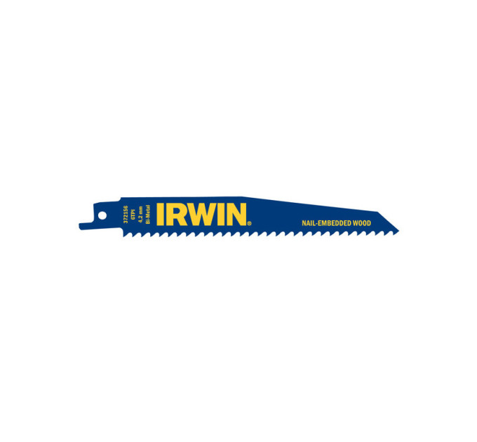 Полотно биметаллическое для сабельных пил 956R, 9"/225мм, 2шт.,IRWIN