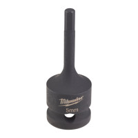 Головка ударная ShW 1/2'' MILWAUKEE с рабочей частью HEX5 Головка ударная ShW 1/2'' MILWAUKEE с рабочей частью HEX5