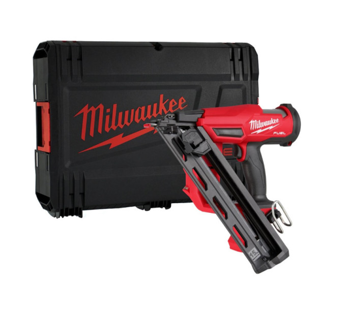Пистолет гвоздезабивной аккумуляторный бесщёточный MILWAUKEE M18 FN15GA-0X (32-64мм)(каркас, HDкейс)