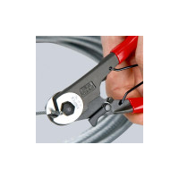 Ножницы для резки боуденовского троса Ø3,0мм, 150мм KNIPEX 95 61 150, фосфатированные