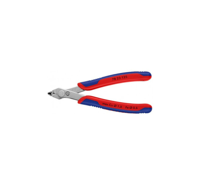 Кусачки прецизионные для самых тонких работ по резанию Electronic Super Knips® Knipex, 125 мм 78 23
