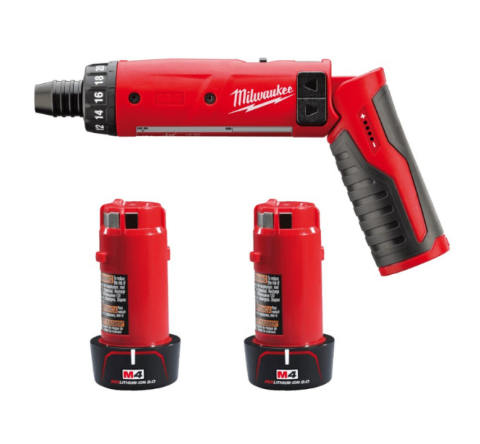 Акумуляторна викрутка MILWAUKEE M4 D-202B крутий.