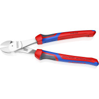 Кусачки боковые (бокорезы) особой мощности, Ø4,6мм, 250мм KNIPEX 74 05 250, хромированные