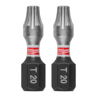 Бита SHOCKWAVE MILWAUKEE, TX20, 25мм, (3шт)