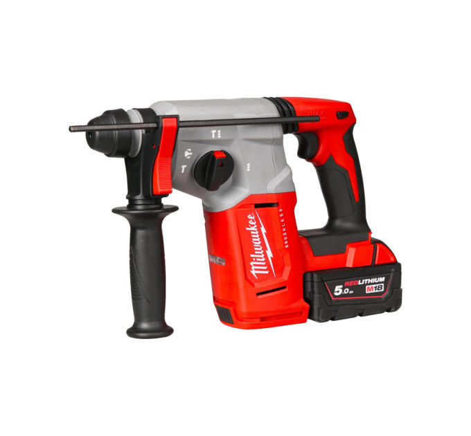 Перфоратор аккумуляторный бесщёточный SDS-PLUS MILWAUKEE M18 BLH-502X (2,3 Дж) (ЗУ+2ак.Х5Ач+HDкейс)