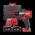 Дрель-шуруповёрт аккумуляторная бесщёточная MILWAUKEE M18 FDD3-402C (158Нм) (ЗУ+2акк.Х4Ач+кейс)