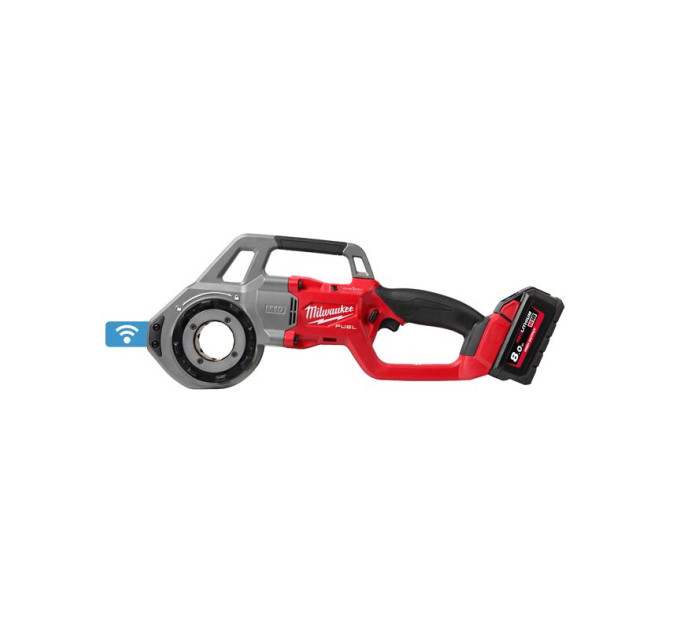 Інструмент різьбонарізний акумуляторний MILWAUKEE M18 FPT114-802C, 1 1/4'' (ЗУ+2акк.Х8Ач+кейс), (за