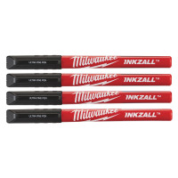 Набір маркерів INKZALL Fine Tip MILWAUKEE, супертонких чорних (4шт)