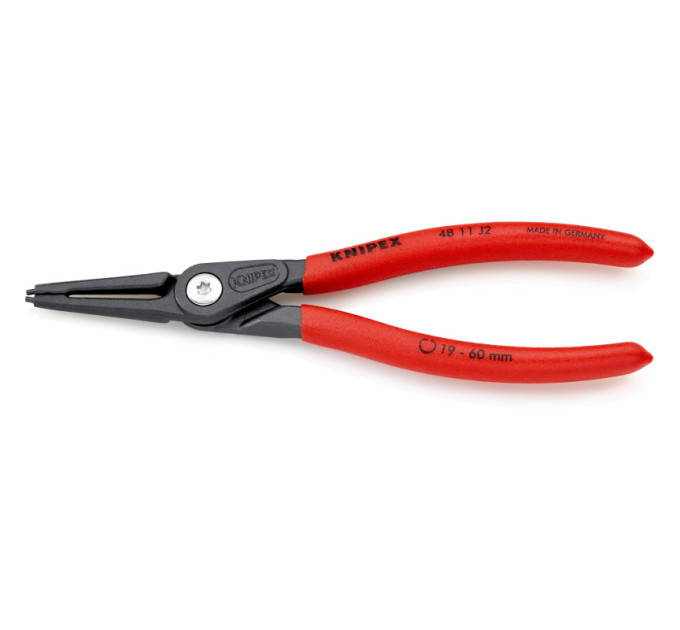 Щипцы прецизионные для внутренних стопорных колец прямые, Ø19-60мм KNIPEX 48 11 J2 SB, Ø1,8мм
