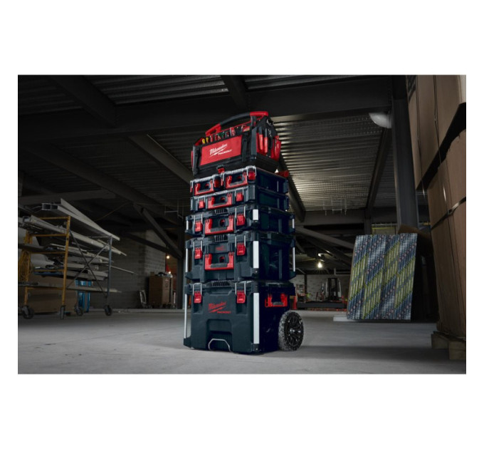 Ящик для інструментів на колесах PACKOUT MILWAUKEE TROLLEY BOX (560x410x650мм)