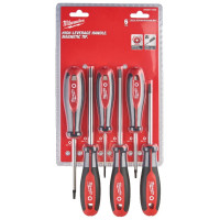 Набор отверток магнитных с трехгранной рукояткой MILWAUKEE TORX, (6шт)