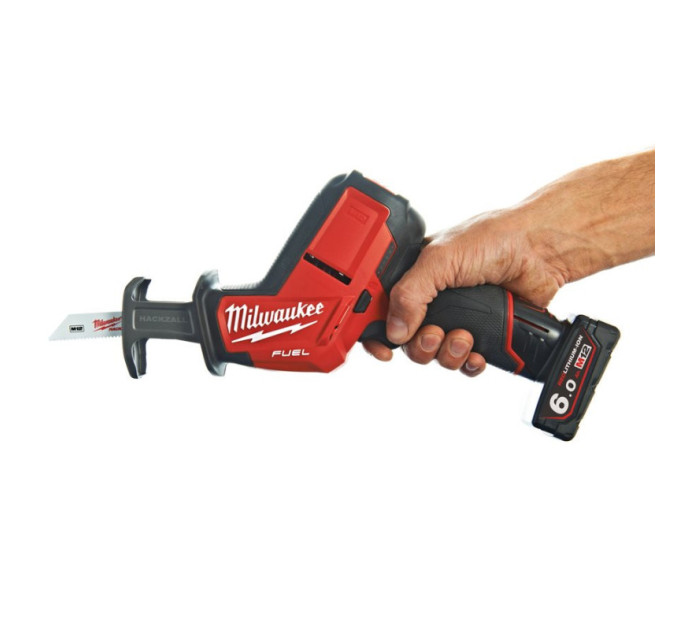 Пила сабельная аккумуляторная бесщеточная MILWAUKEE M12 CHZ-402C (ЗУ+2акк.Х4Ач+кейс)