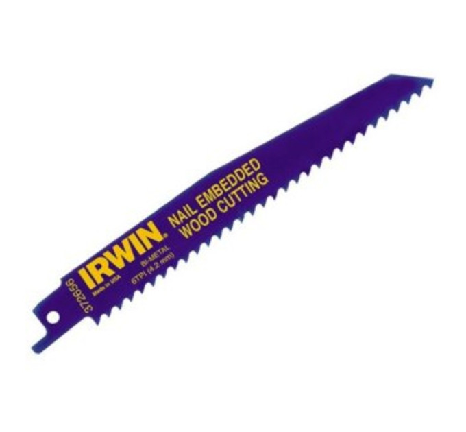Полотно биметаллическое для сабельных пил 656R, 6"/150мм, 2шт.,IRWIN