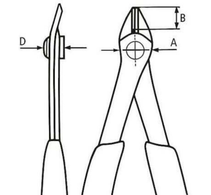Кусачки Electronic Super Knips Ø1,6мм, 140мм KNIPEX 78 13 125 SB (в блистере)