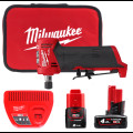 Машина шліфувальна акумуляторна цангова кутова безщіткова MILWAUKEE M12 FDGA-422B (ЗУ+2ак)