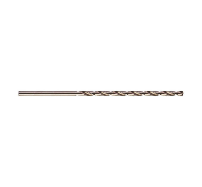 Сверло по металлу HSS-G MILWAUKEE, DIN340, Ø3,0x100х66мм, удлиненное, (10шт)