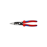 Електромонтажные клещи фосфатированные, черного цвета 200 мм Knipex 13 92 200