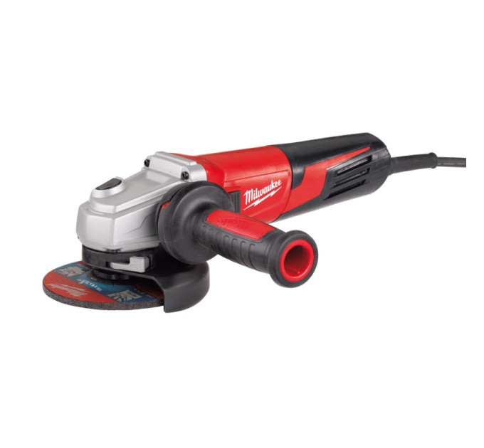 Углошлифовальная машина MILWAUKEE 125 мм AGV 15-125 XE (2800-11000 об/мин) гайка FIXTEC
